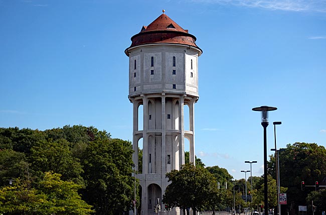 Emden in East Frisia - Visible from afar: the water tower, built 1912