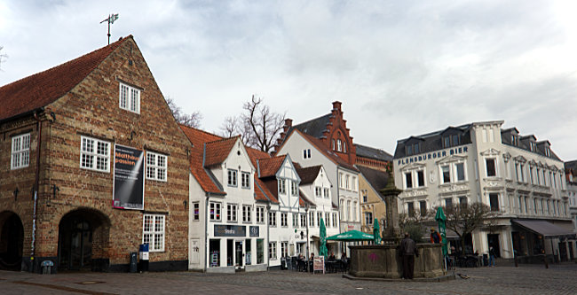 Nordermarkt in Flensburg - Bremen sehenswert - distant places