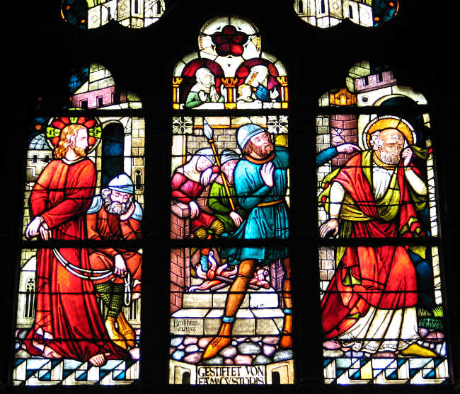 Heppenheim - One of the church windows