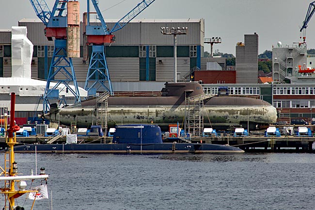 Kiel - German Naval Yards - Submarines under construction