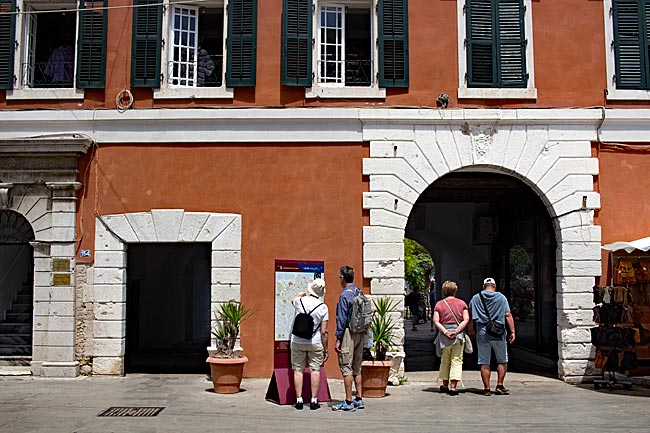 Corfu in Greece - The last of the old city gates in Kerkyra