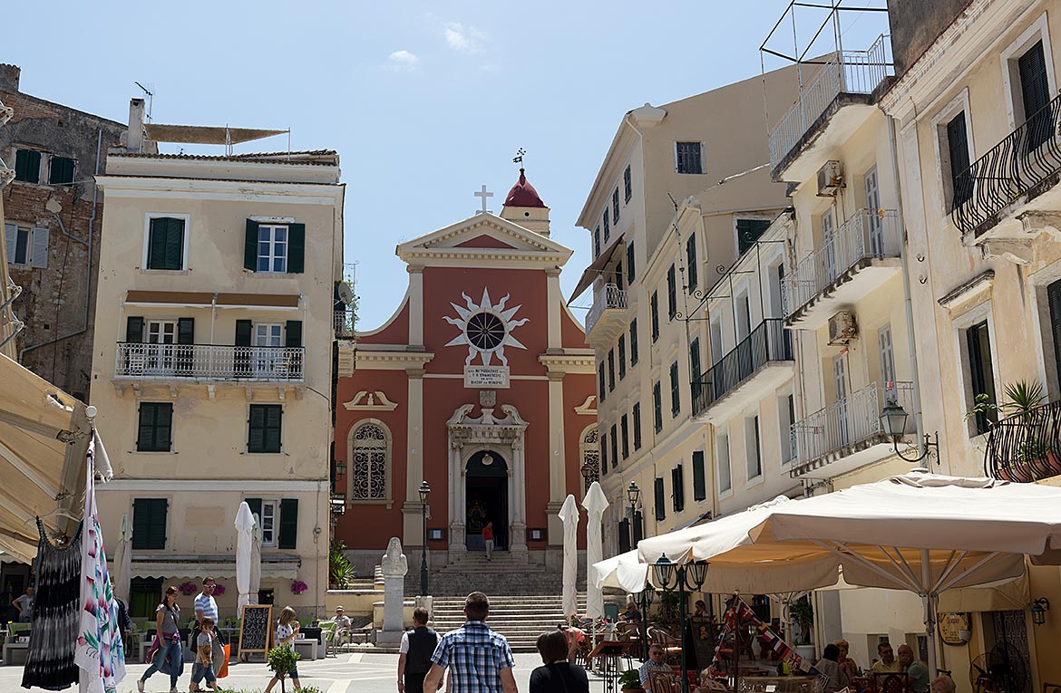 Corfu in Greece - distant places