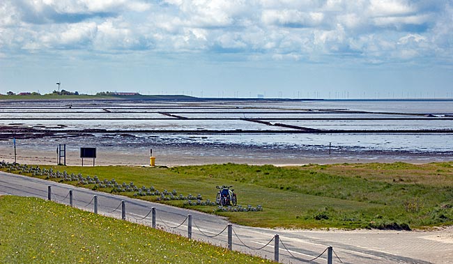 Norden-Norddeich - Land reclamation in the Wadden Sea