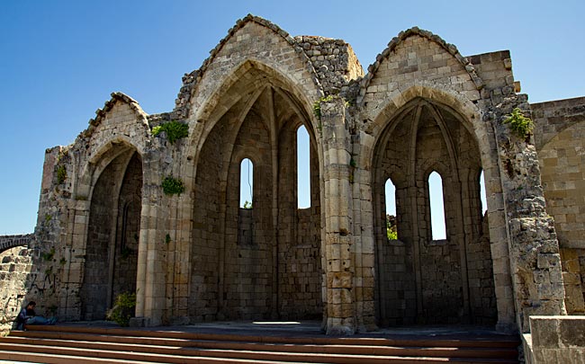 Rhodes Old Town - Church of the Virgin of the Burgh