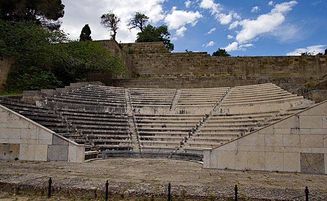 Rhodes Old Town - ancient theater