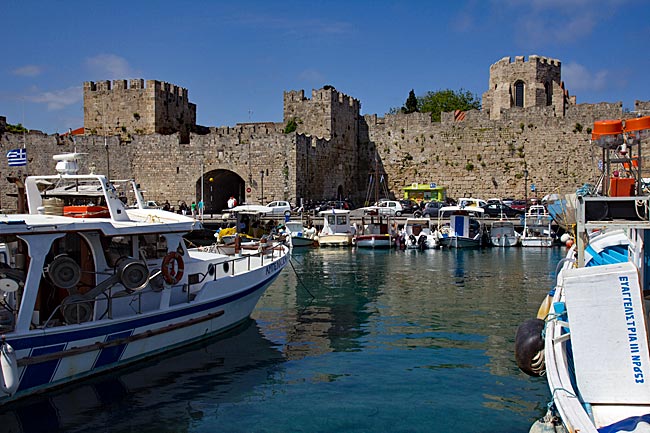 Rhodes Old Town - Fishery Harbor