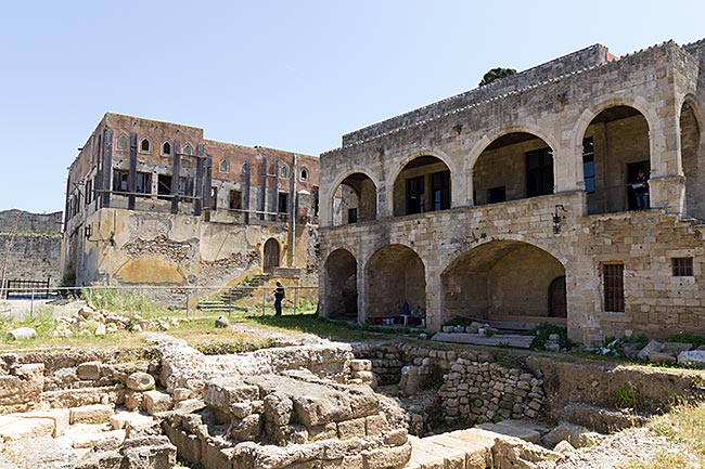 Rhodes Old Town - ruins