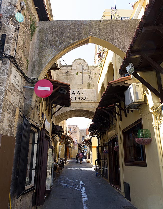 Rhodes Old Town - small street