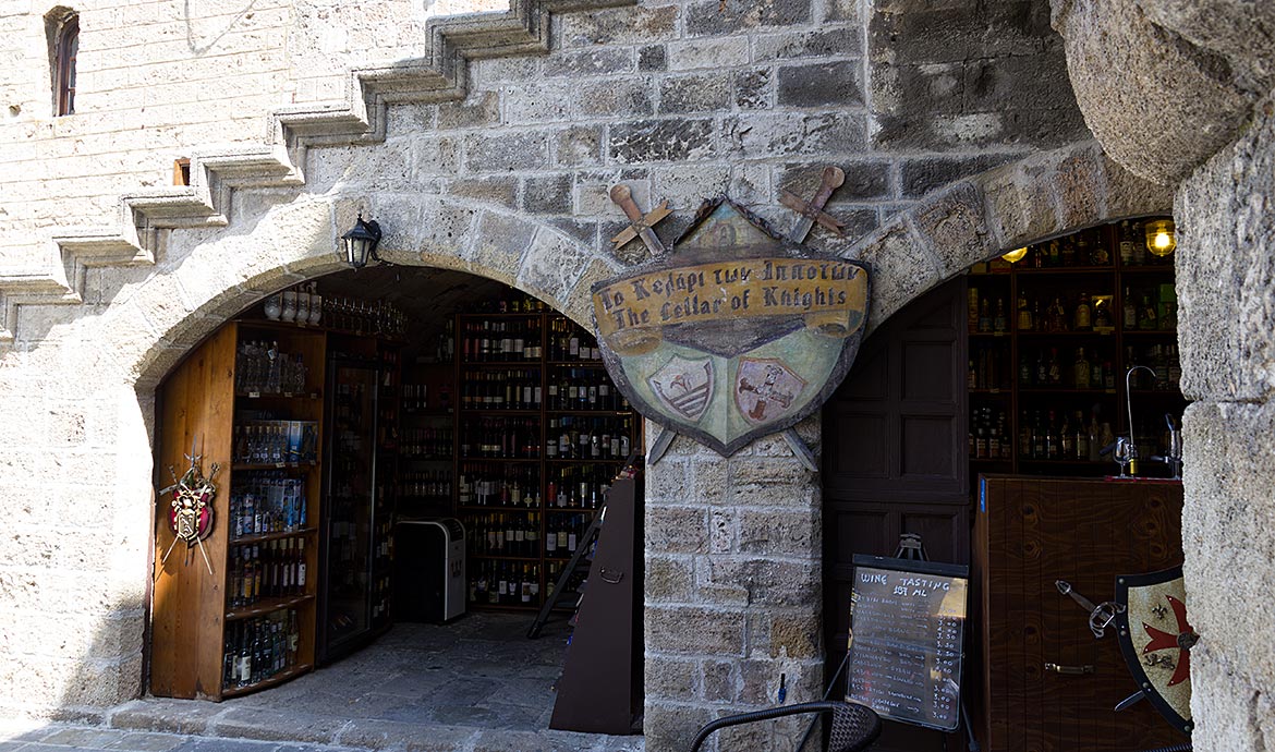 Rhodes Old Town - distant places