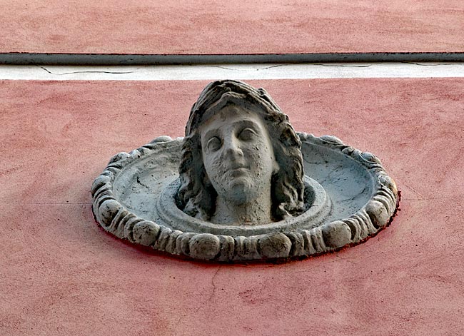 Rostock - Detail on a house wall in Wokrenter Straße