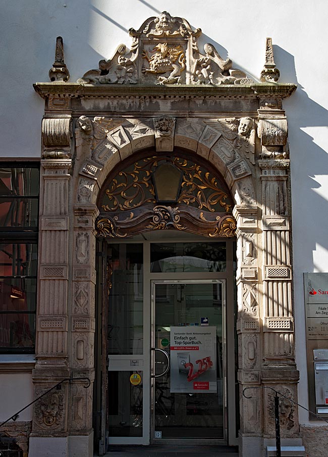 Rostock - Renaissance portal of the Old Mint