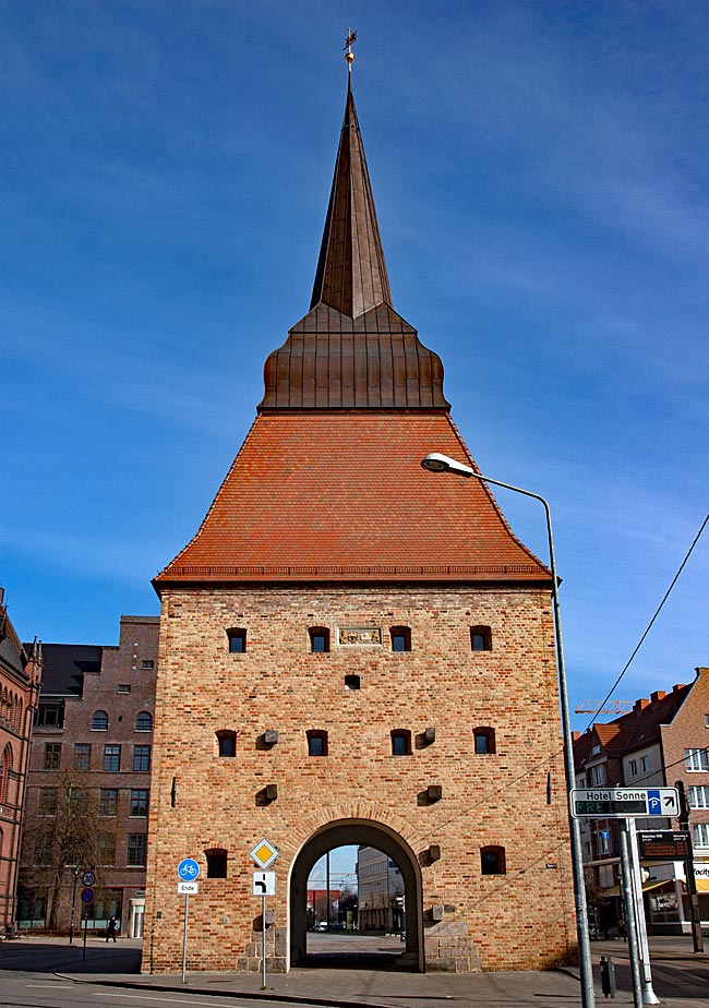 Rostock - Steintor - The side facing away from the city