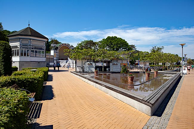 Rügen - Kurplatz on the Amber Promenade