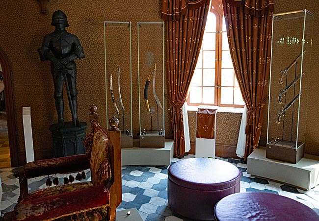 Jagdschloss Granitz - In the knight's hall of Jagdschloss Granitz