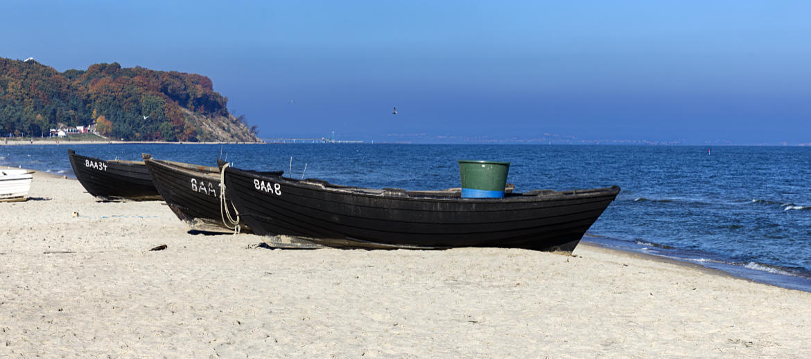 Rügen - boats in Baabe