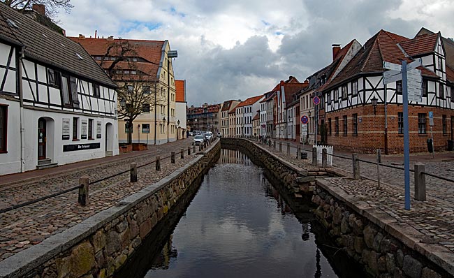 Wismar - canal Frische Grube