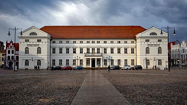 Wismar - town hall at the market place