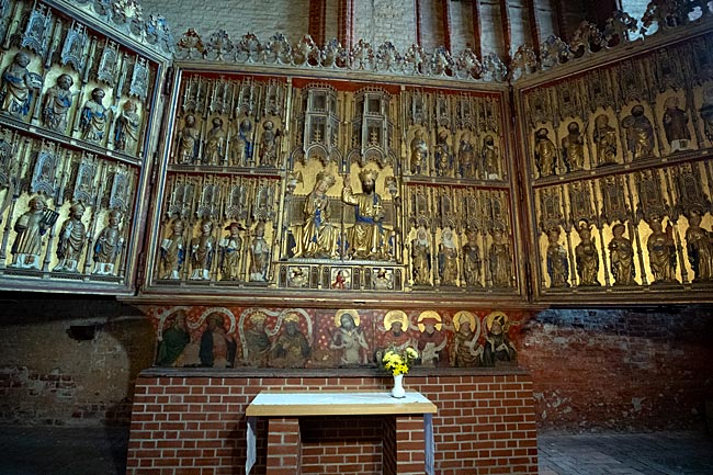 Wismar - Altar retable -  Nikolaikirche