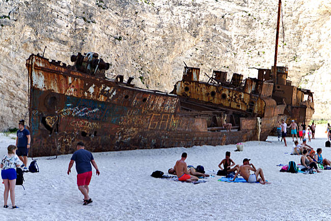 Ionian island Zakynthos in Greece