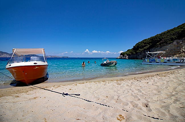 Zakynthos, the Ionian Island in Greece - At the beach of Marathonissi