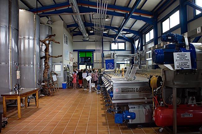 Zakynthos, the Ionian Island in Greece - A look into the production and storage hall