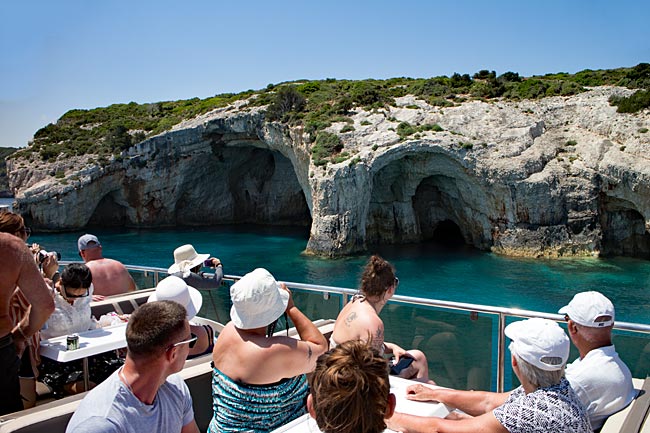 Zakynthos, the Ionian Island in Greece  - A glimpse into the Blue Caves