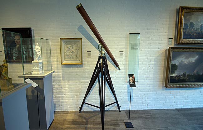 Focke-Museum - Teleskop des Arztes und Astronomen Heinrich Wilhelm Olbers aus dem 19. Jh. - Bremen sehenswert
