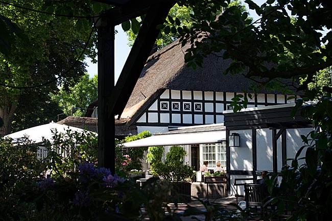 Die Gastwirtschaft Jürgenshof in einem restaurierten Bauernhaus aus dem Jahr 1810 - Bremen sehenswert