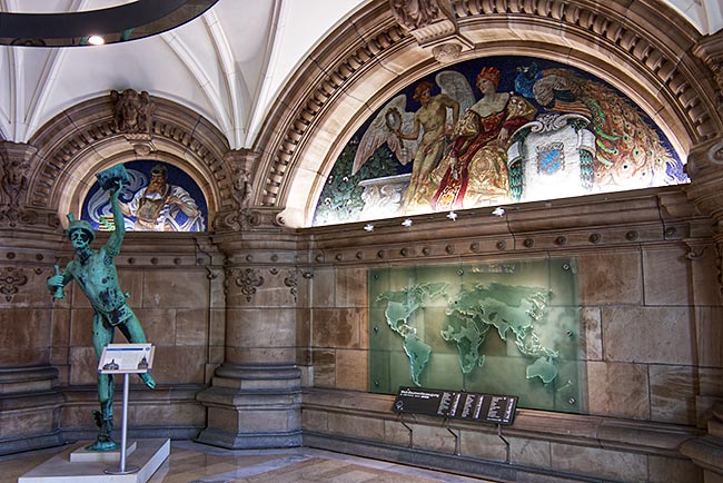 Bremen - Mosaiken im Eingangsbereich der Bremer Baumwollbörse