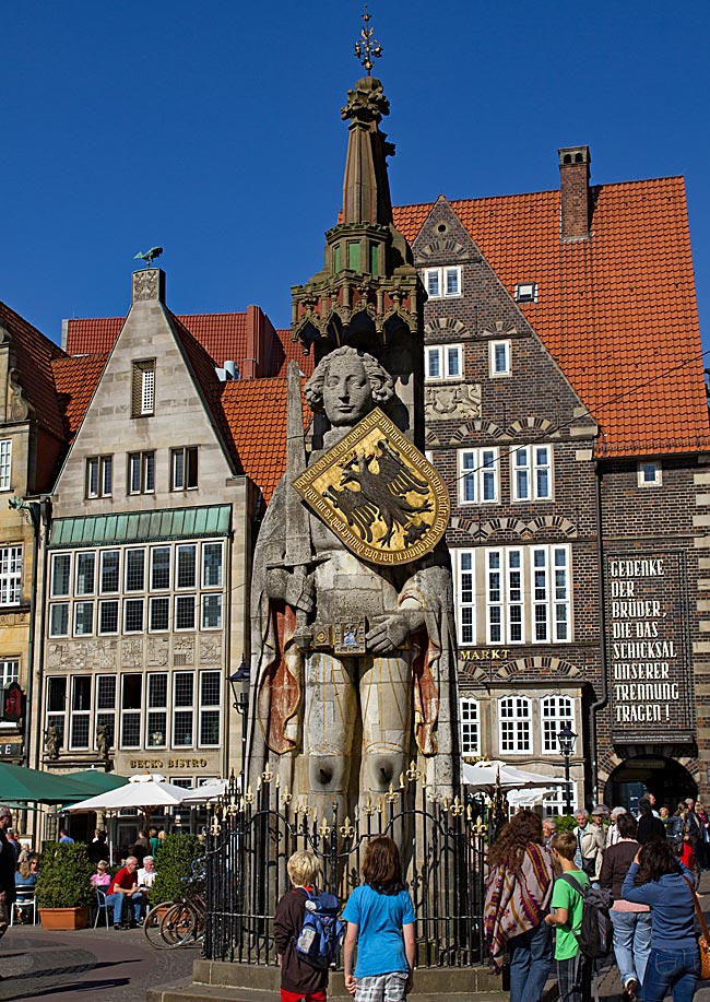 Bremen - Roland auf dem Marktplatz