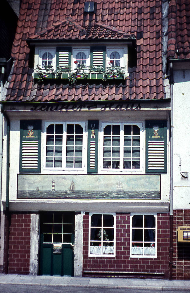 Schiffer-Haus im Schnoor 1959 - Bremen sehenswert