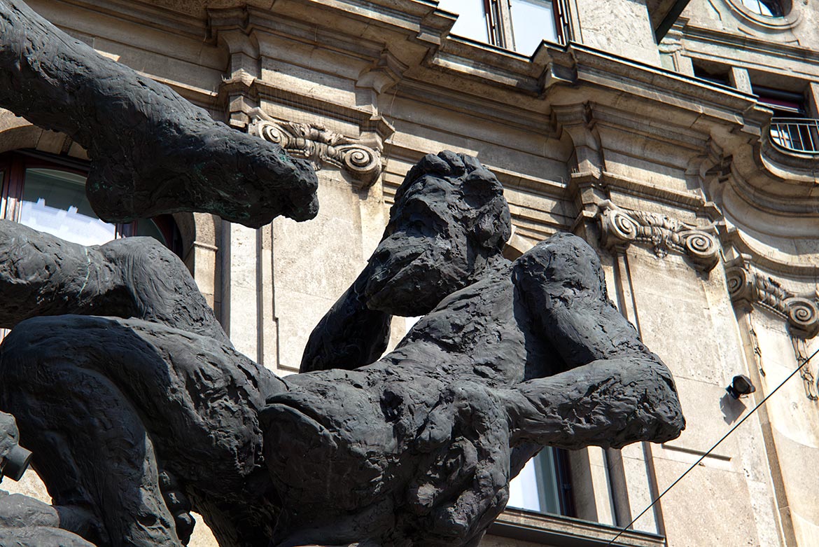 Skulptur Affen am Brill - Bremen sehenswert
