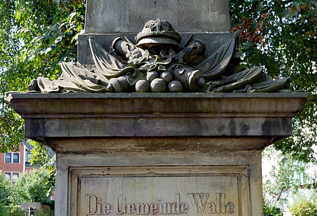 Breme-Walle - Kriegsdenkmal für die gefallenen Soldaten der Gemeinde Walle im deutsch-französischen Krieg 1870/71