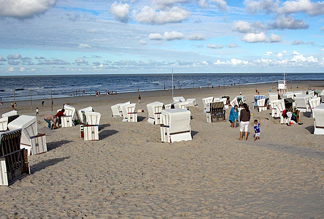 Wangerooge - Strandkörbe am Strand